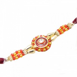 Traditional Handcrafted Beads Rakhi